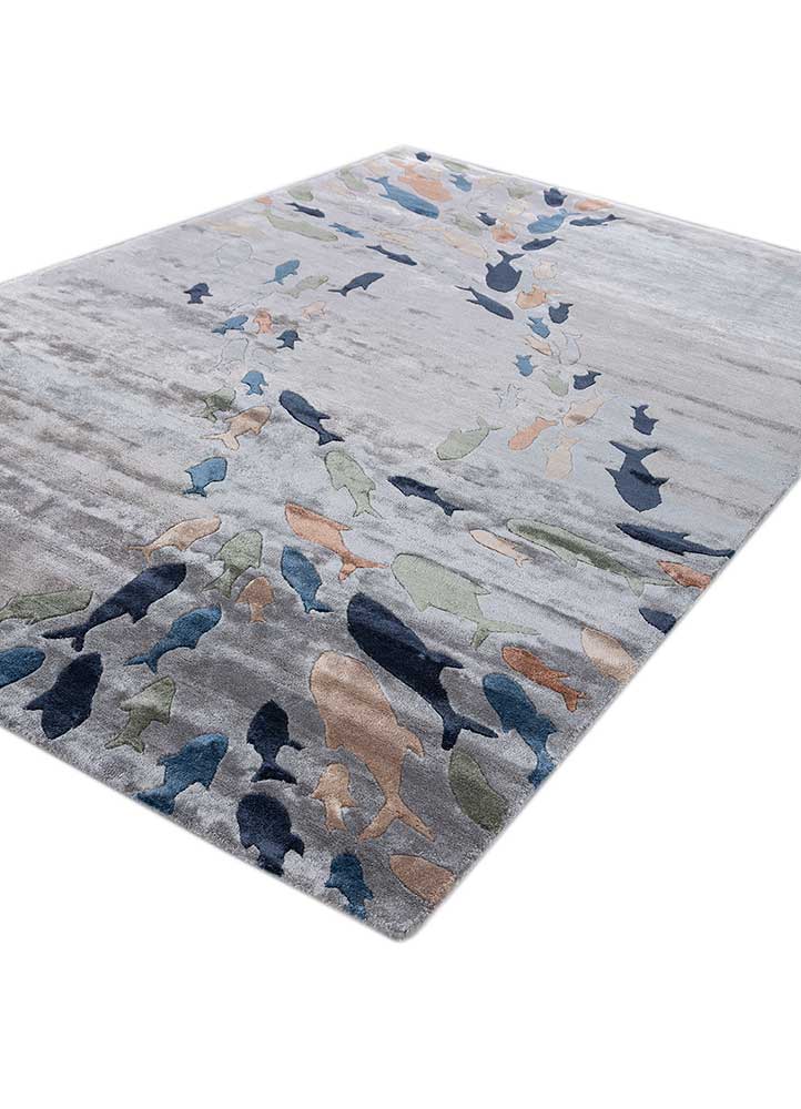 Designer Teppich - 240 x 150 cm - mehrfarbig