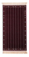 Tapis persan Afghan Mauri - Tapis de couloir / Rouge foncé / 100 x 200 cm Tapis de couloir