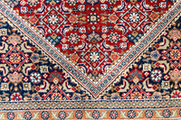 Tapis persan - Bidjar ronde  - 250 x 250 cm - rouge
