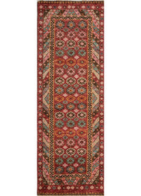 Tapis de couloir Tapis en laine - 360 x 90 cm - orange