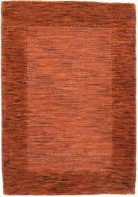 Tapis en laine - 90 x 60 cm - rouille