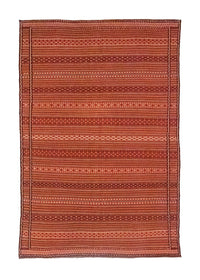 Tapis Kelim - Oriental - 242 x 166 cm - marron