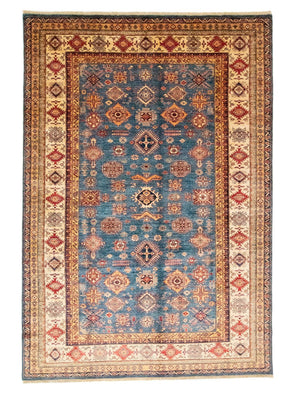 Ziegler Teppich - Kazak 303 x 205 cm - hellblau