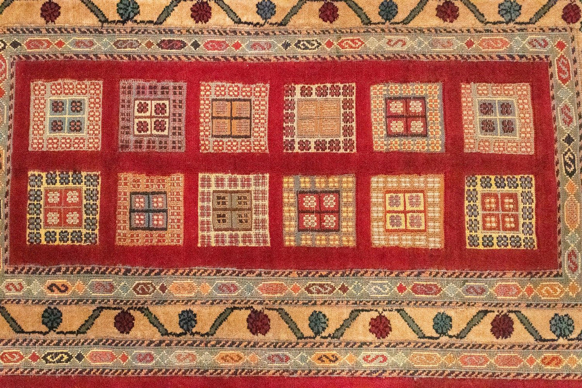 Perserteppich - Nomadic 114 x 81 cm - rot