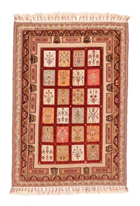Tapis persan - Nomadic - 176 x 123 cm - marron