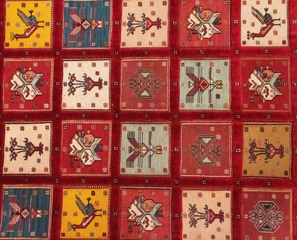 Perserteppich - Nomadic 170 x 120 cm - rot