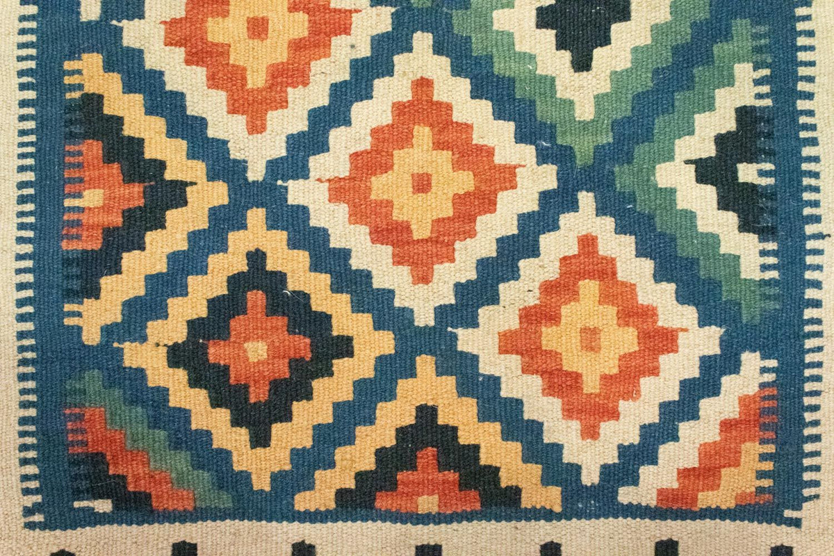 Kelim Teppich - Splash 90 x 60 cm - mehrfarbig