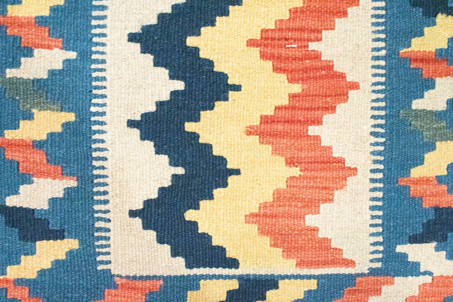 Kelim Teppich - Splash 91 x 61 cm - mehrfarbig