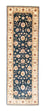 Ziegler Teppich 250 x 81 cm - blau