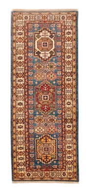 Ziegler Teppich - Kazak 212 x 79 cm - hellblau