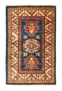 Tapis Ziegler - Kazak - 89 x 56 cm - bleu
