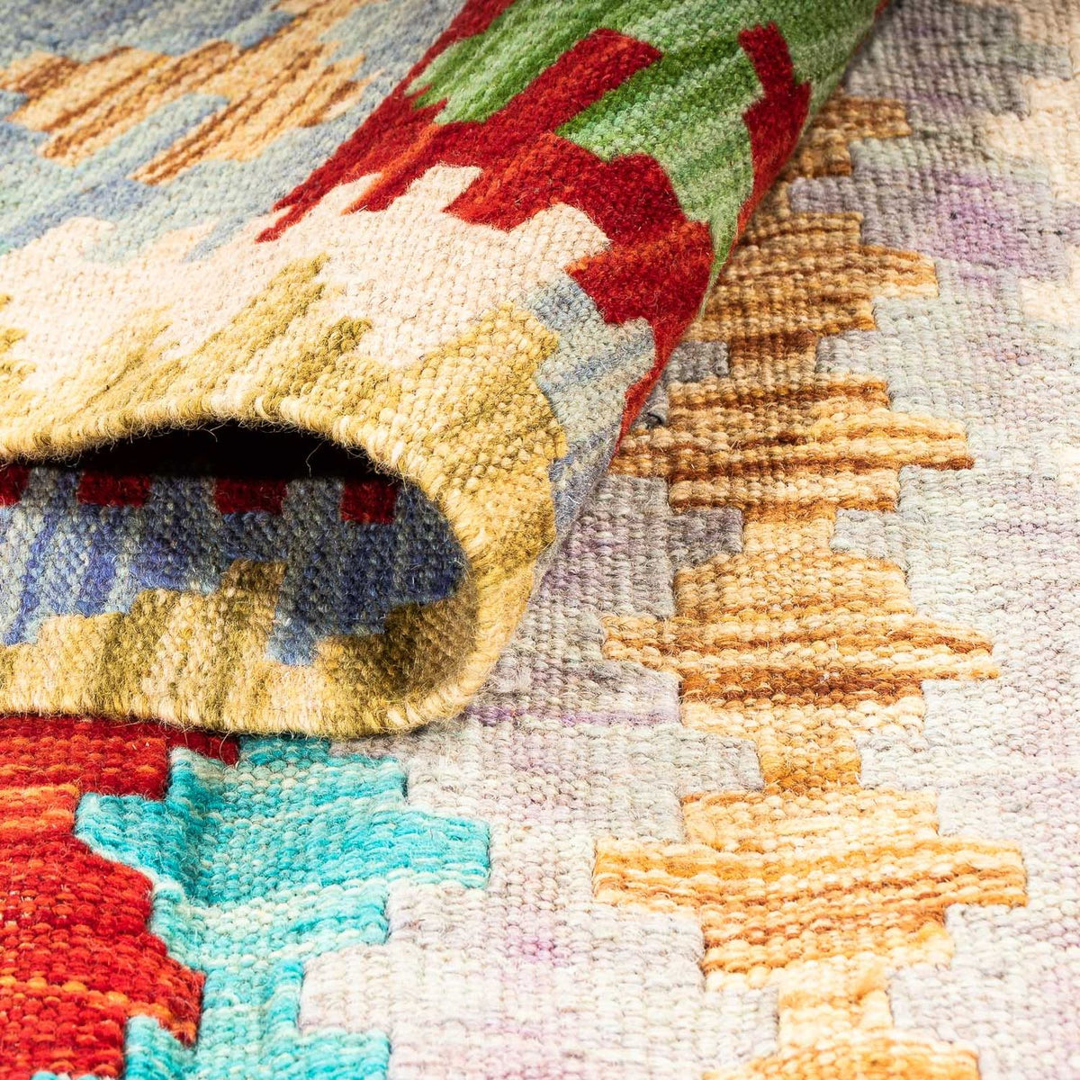 Kelim Teppich - Splash 200 x 153 cm