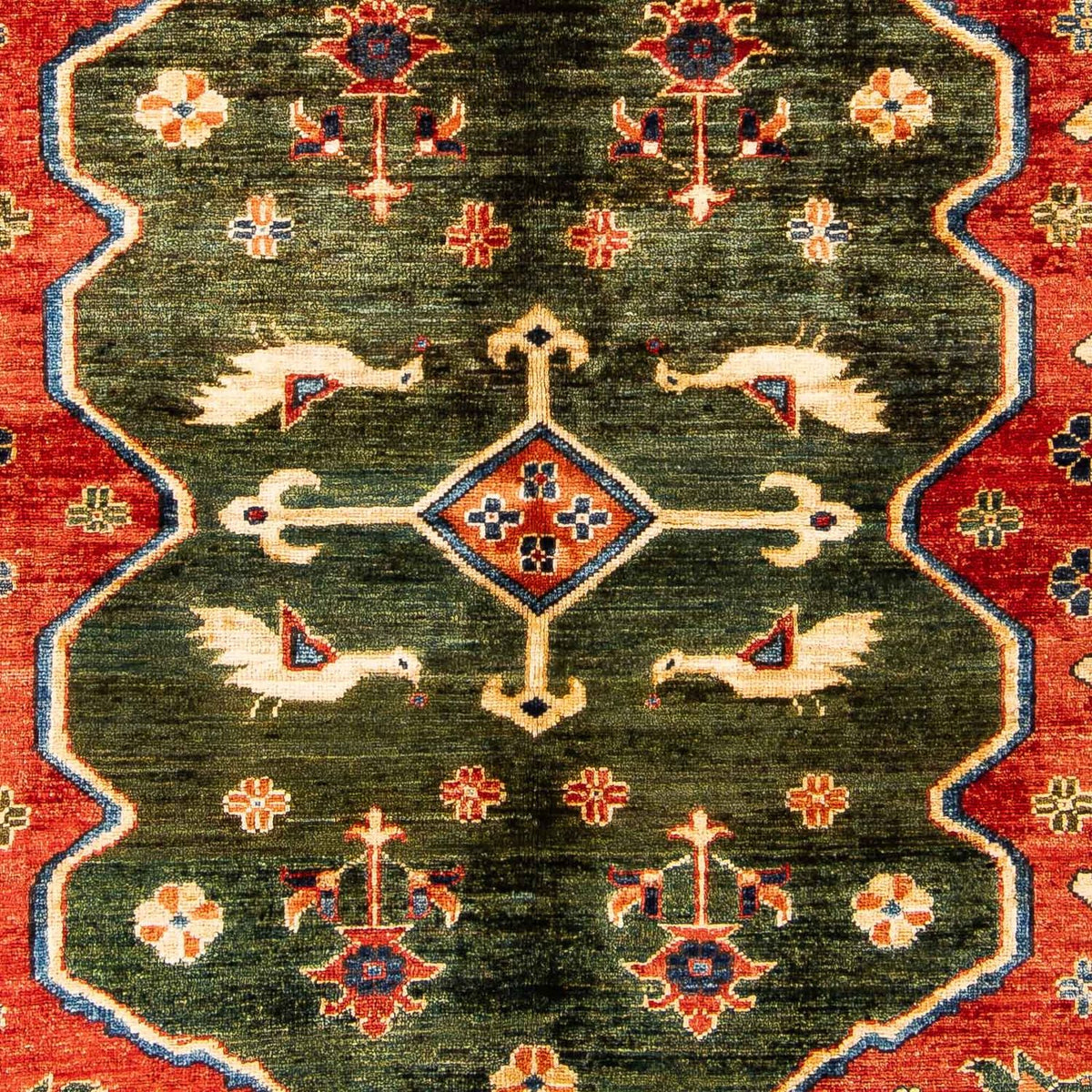 Afghan Teppich 195 x 150 cm