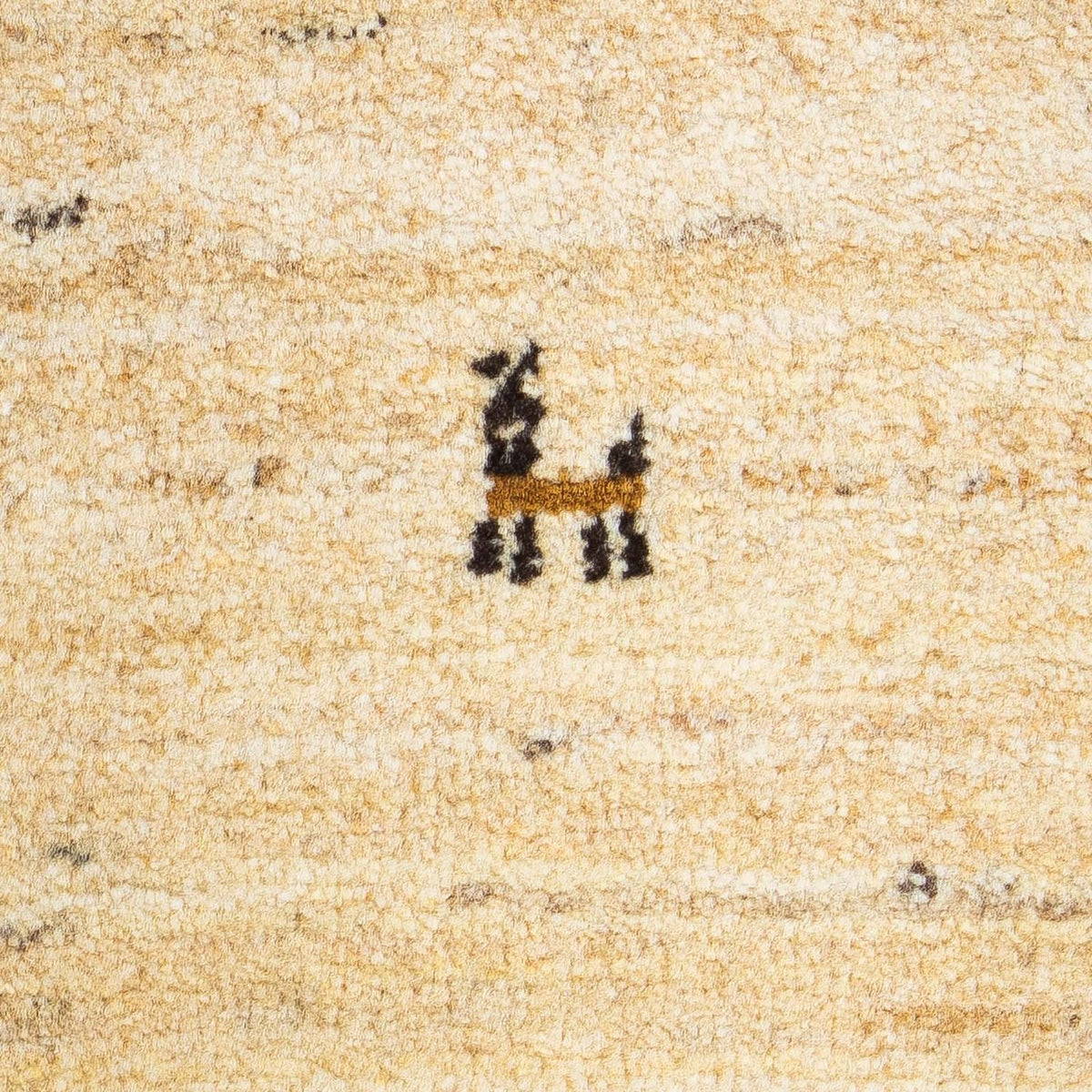 Gabbeh Teppich - Loribaft Perser 60 x 40 cm - beige