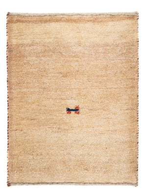 Gabbeh Teppich - Loribaft Perser 60 x 40 cm - beige