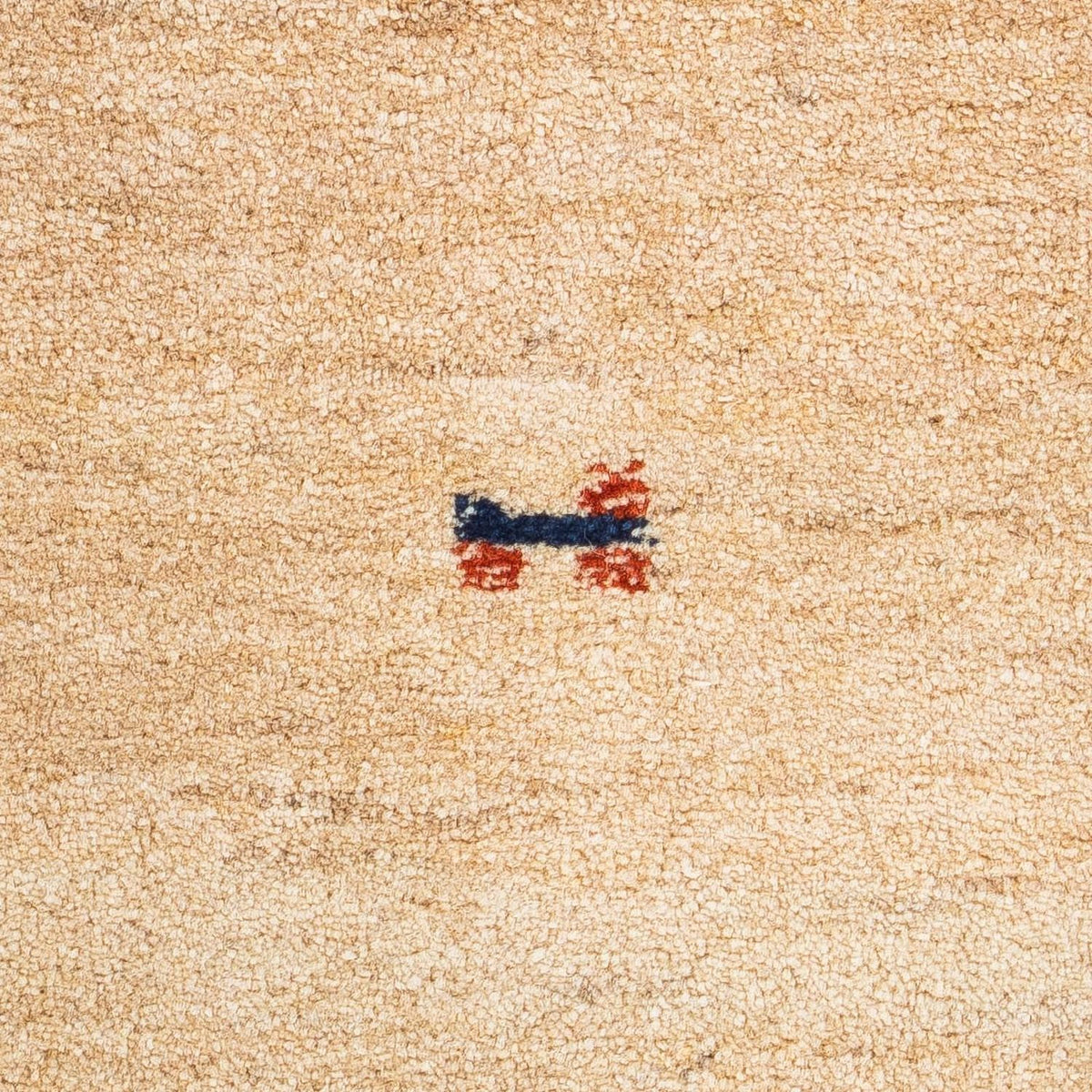 Gabbeh Teppich - Loribaft Perser 60 x 40 cm - beige