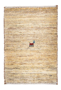 Tappeto Gabbeh - Loribaft Persero - 60 x 40 cm - beige