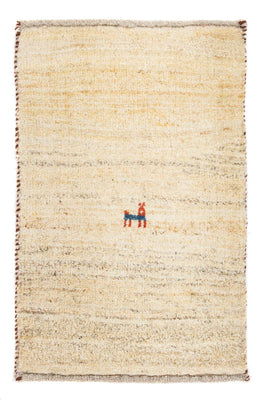 Gabbeh Teppich - Loribaft Perser 60 x 40 cm - beige