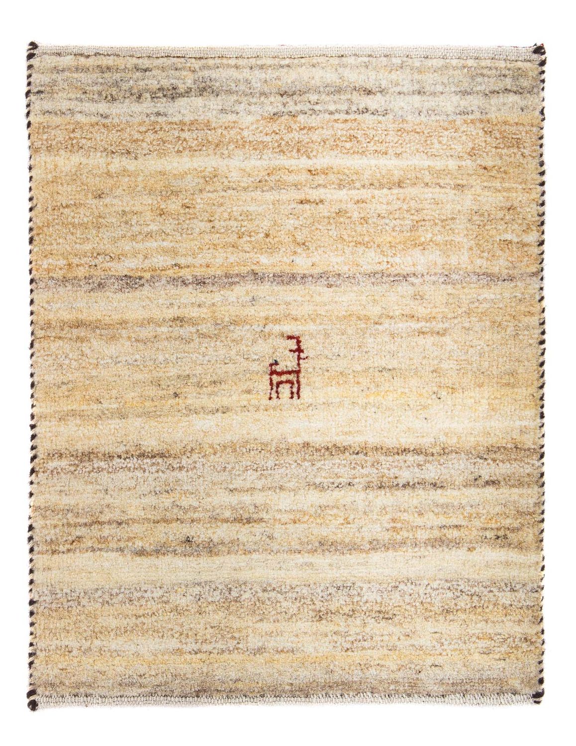 Gabbeh Teppich - Perser 60 x 40 cm - beige
