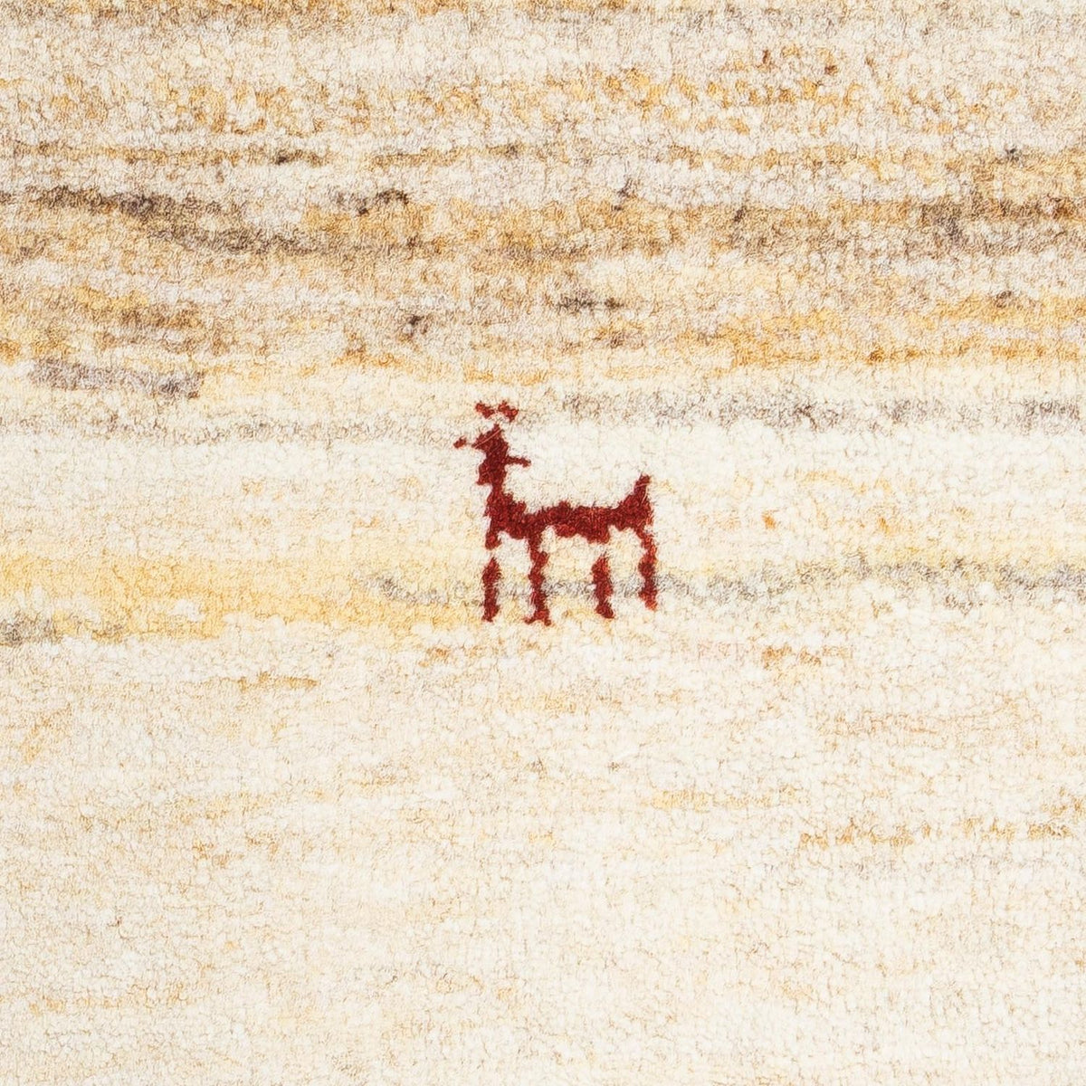 Gabbeh Teppich - Perser 60 x 40 cm - beige