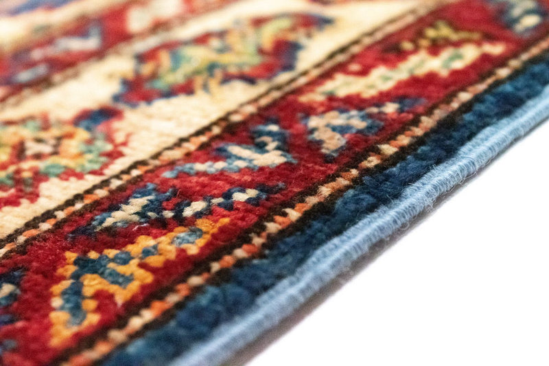 Ziegler Teppich - Kazak 97 x 65 cm - blau