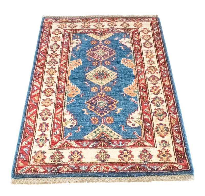 Ziegler Teppich - Kazak 97 x 65 cm - blau