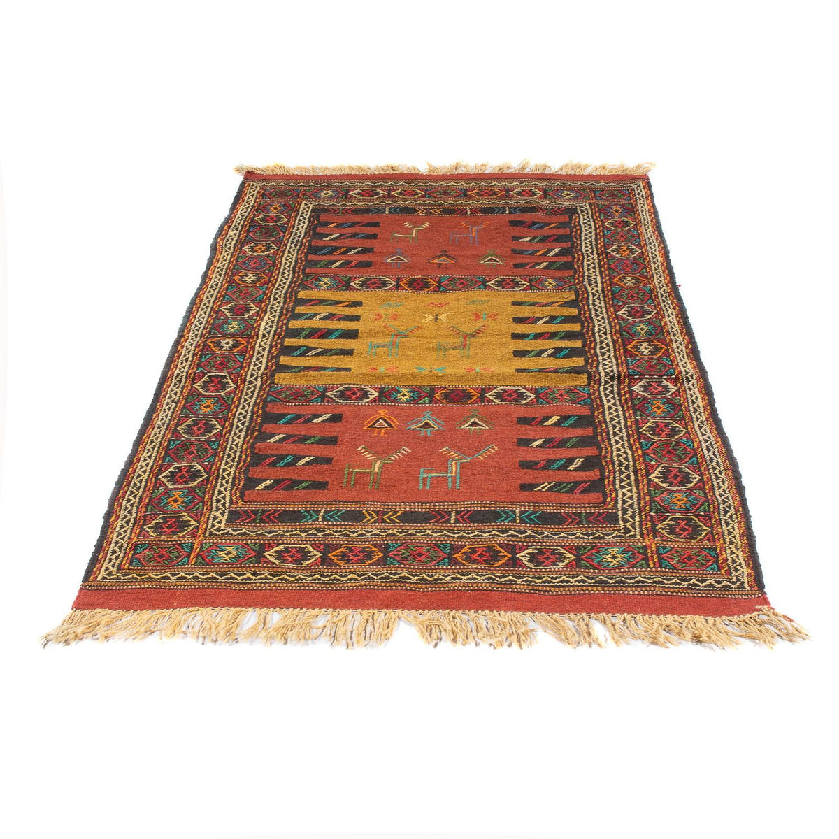 Kelim Teppich - Oriental - 170 x 100 cm - mehrfarbig
