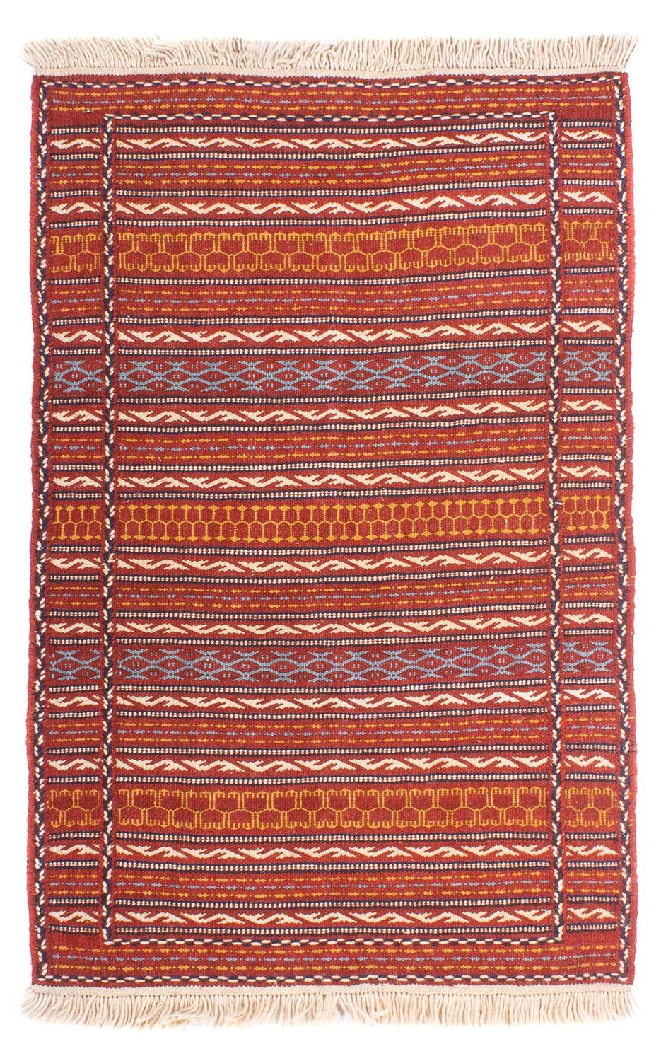 Kelim Teppich - Oriental - 120 x 80 cm - mehrfarbig