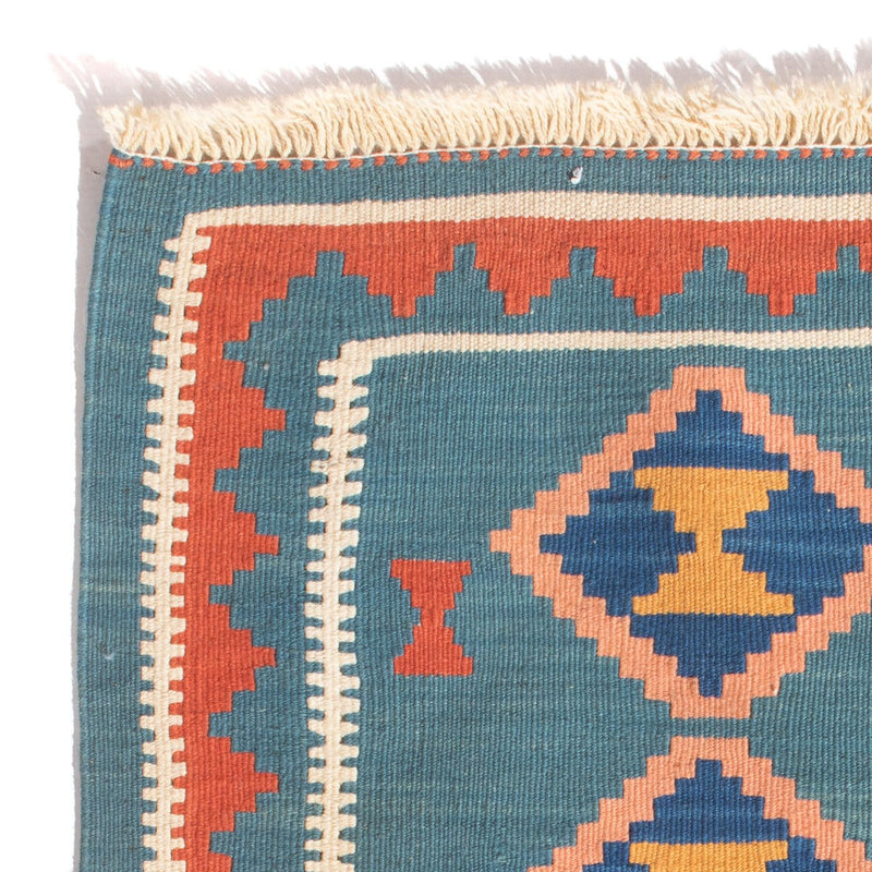 Kelim Teppich - Oriental - 96 x 63 cm - mehrfarbig