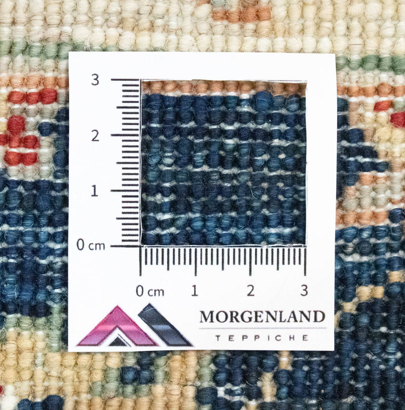 Ziegler Teppich 102 x 60 cm - blau