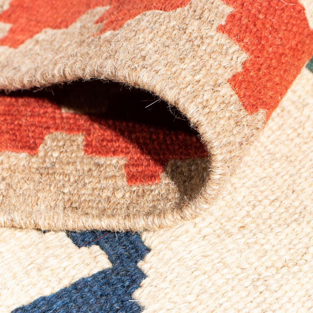 Kelim Teppich - Oriental - 95 x 62 cm - mehrfarbig