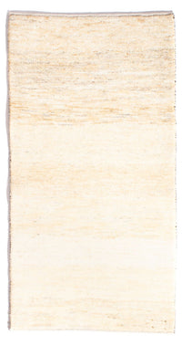 Tapis Gabbeh - Persan - 136 x 72 cm - beige clair