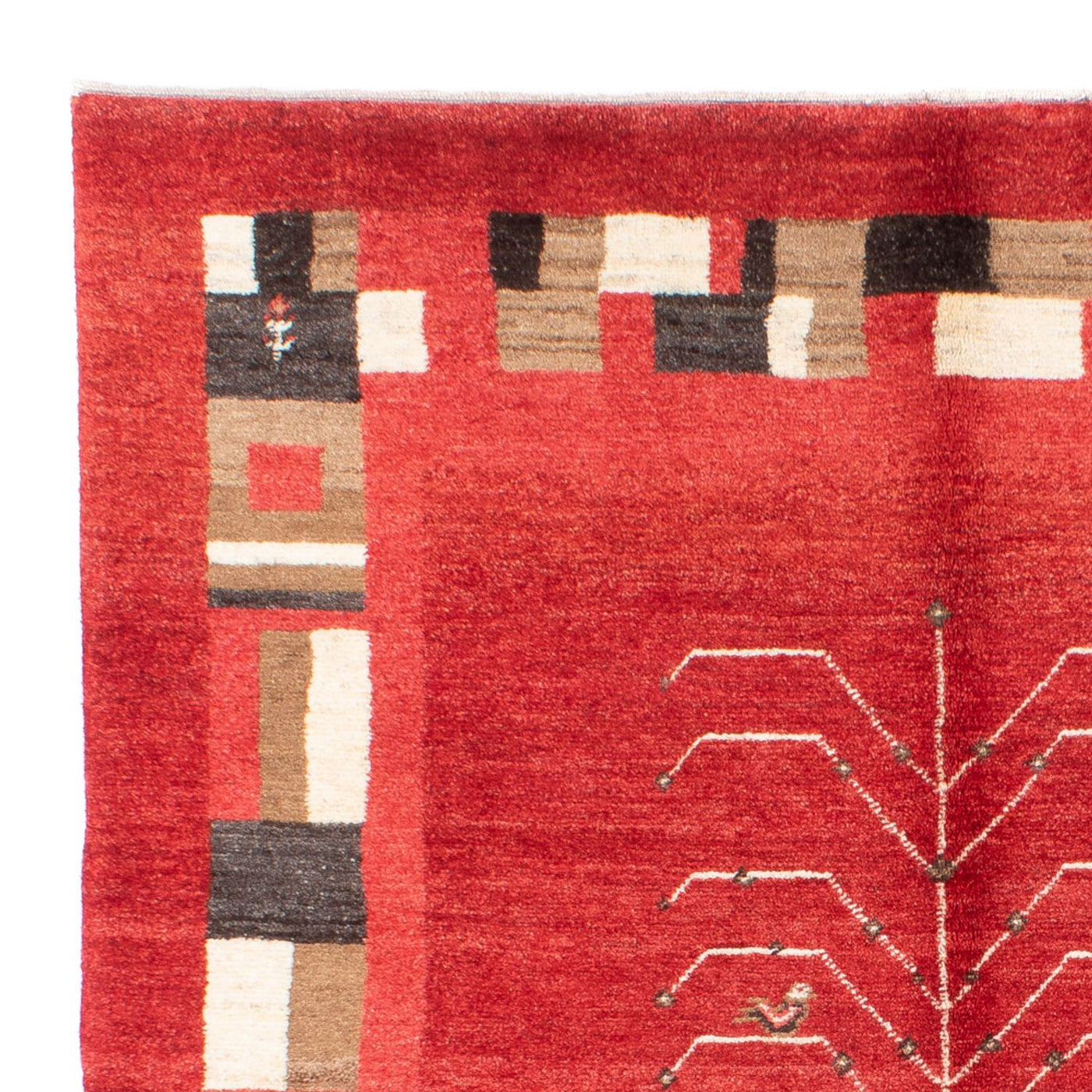 Gabbeh Persisch Teppich 191x147cm - Perserteppich Wollteppich