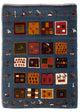 Tapis Gabbeh persan Tapis 90x65cm - Perserteppich Wollteppich