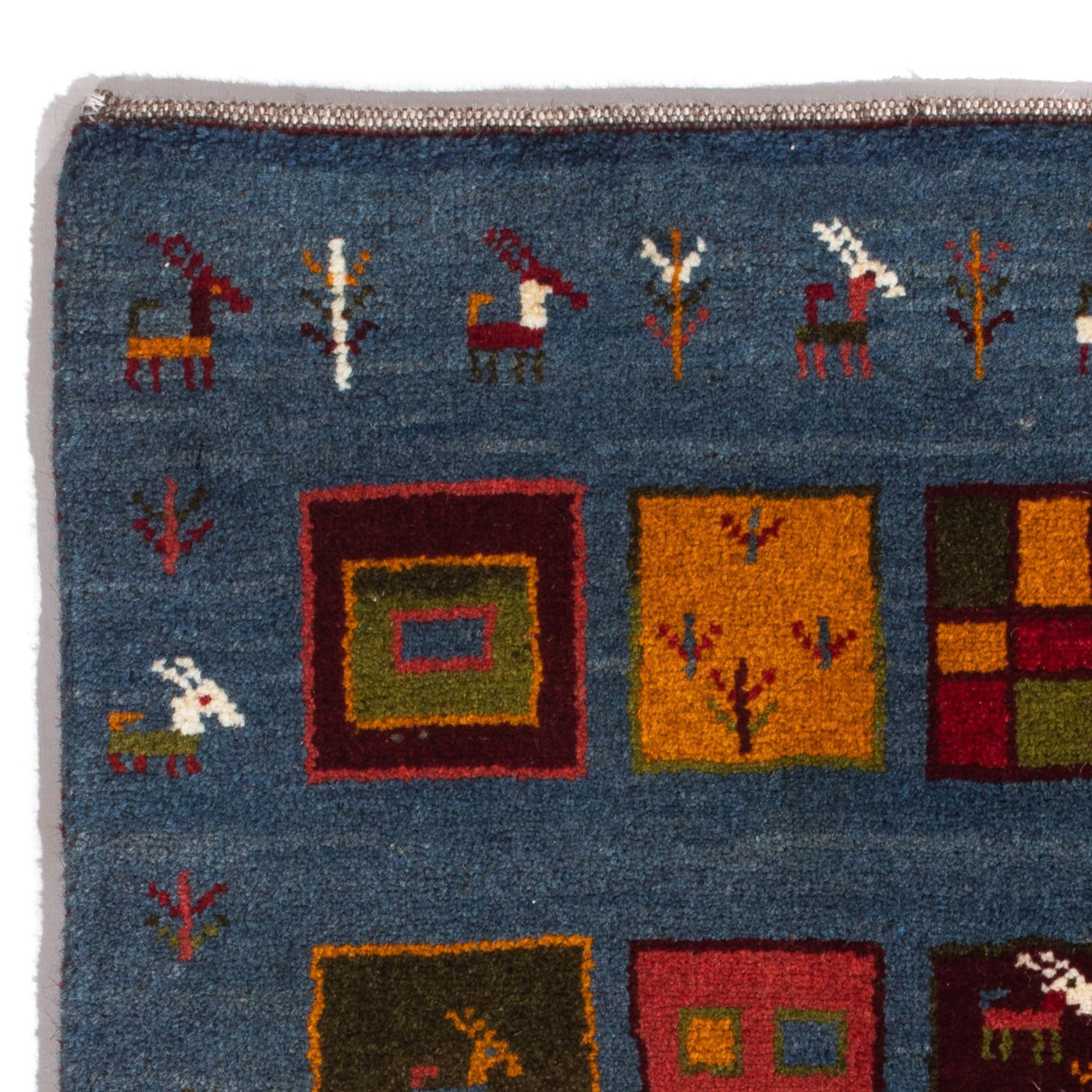 Tapis Gabbeh persan Tapis 90x65cm - Perserteppich Wollteppich
