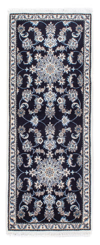 Tappeto corsia Tappeto Persero - Nain - 196 x 76 cm - blu scuro