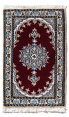 Tapis de Nain - 12La Tapis 40x60cm - Tapis persan - rouge - Rectangle / Rouge / 40 x 60 cm Rectangle