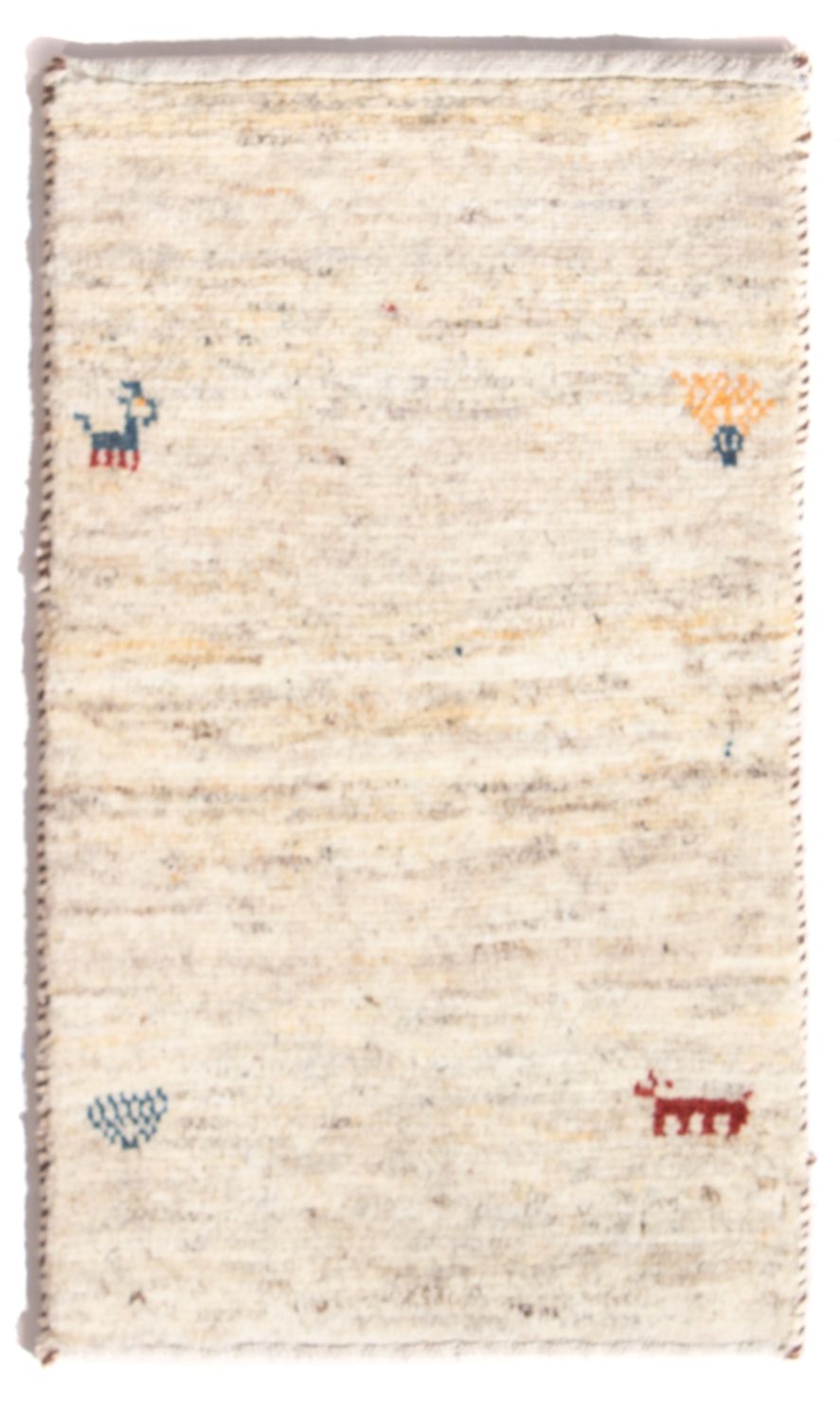 Gabbeh Teppich - Perser - 60 x 40 cm - creme