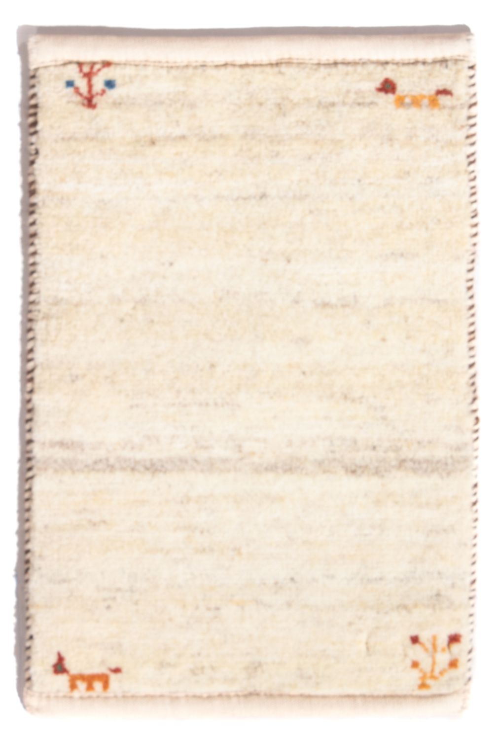 Gabbeh Teppich - Perser - 60 x 40 cm - creme