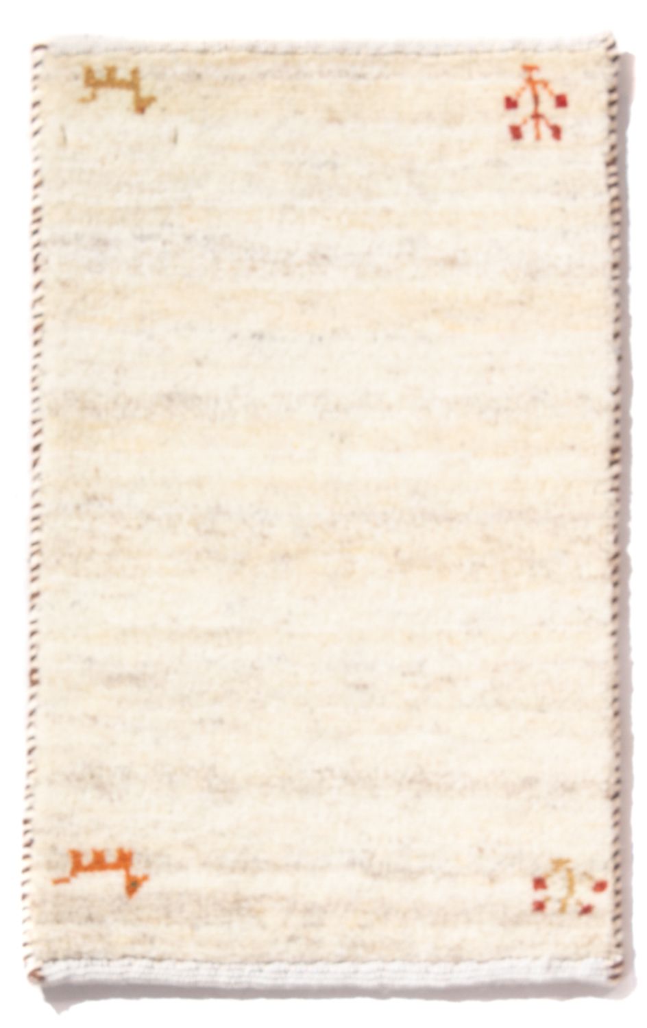 Gabbeh Teppich - Perser - 60 x 40 cm - creme