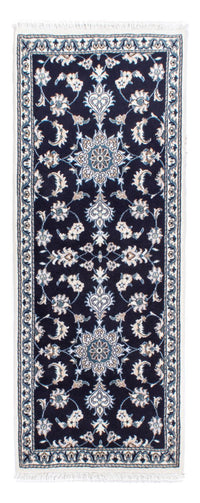 Tappeto corsia Tappeto Persero - Nain - 202 x 78 cm - blu scuro