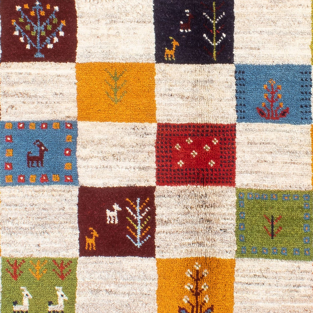 Gabbeh Teppich - Perser - 197 x 155 cm - mehrfarbig
