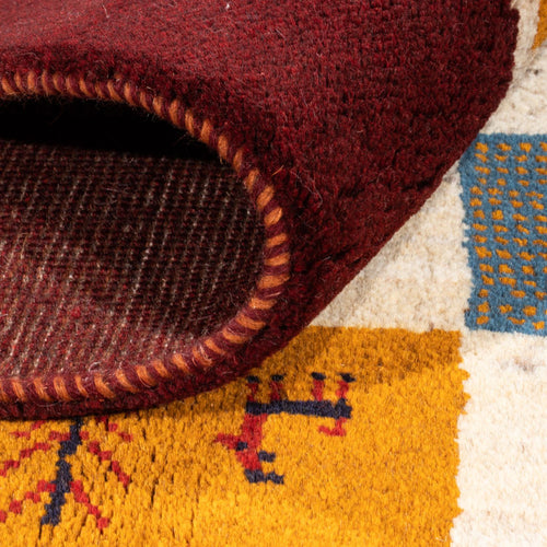 Gabbeh Teppich - Perser - 197 x 155 cm - mehrfarbig