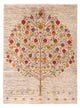 Gabbeh Teppich - Perser - 201 x 148 cm - natur