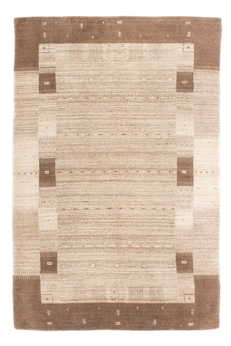 Gabbeh Teppich - Loribaft Softy - 198 x 126 cm - beige