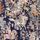 Seidenteppich - Kaschmir Seide - 215 x 133 cm - dunkelblau
