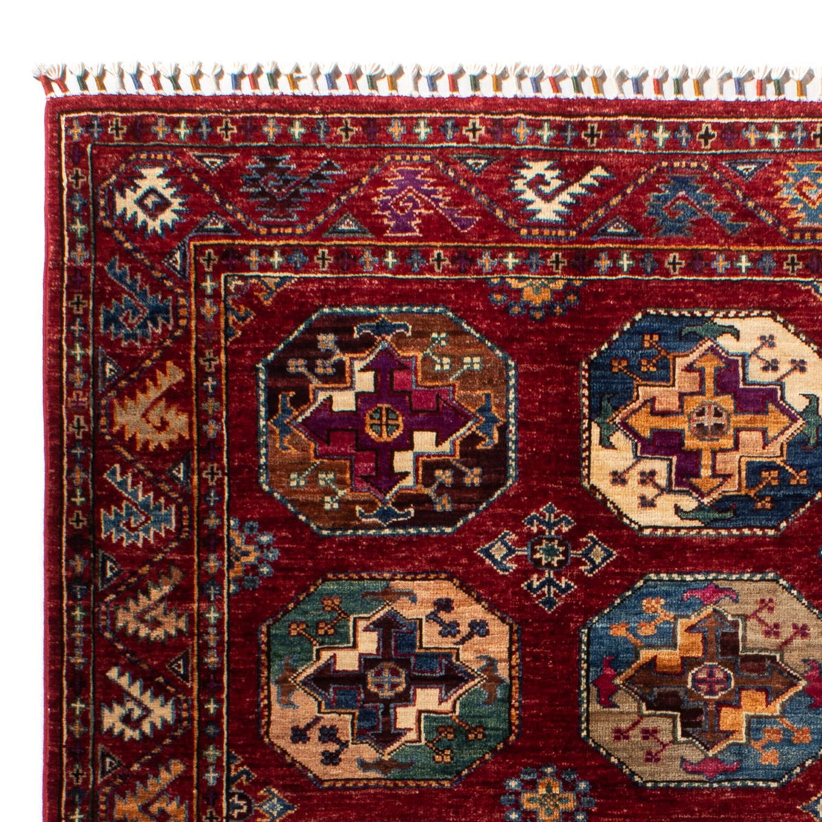 Ziegler Teppich - Ariana - 142 x 100 cm - dunkelrot