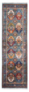 Ariana Tapis 88x269cm - Tapis oriental - bleu - Tapis de couloir / Bleu / 88 x 269 cm Tapis de couloir