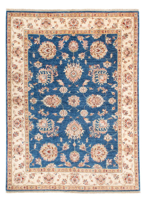 Ziegler Teppich - 201 x 152 cm - blau