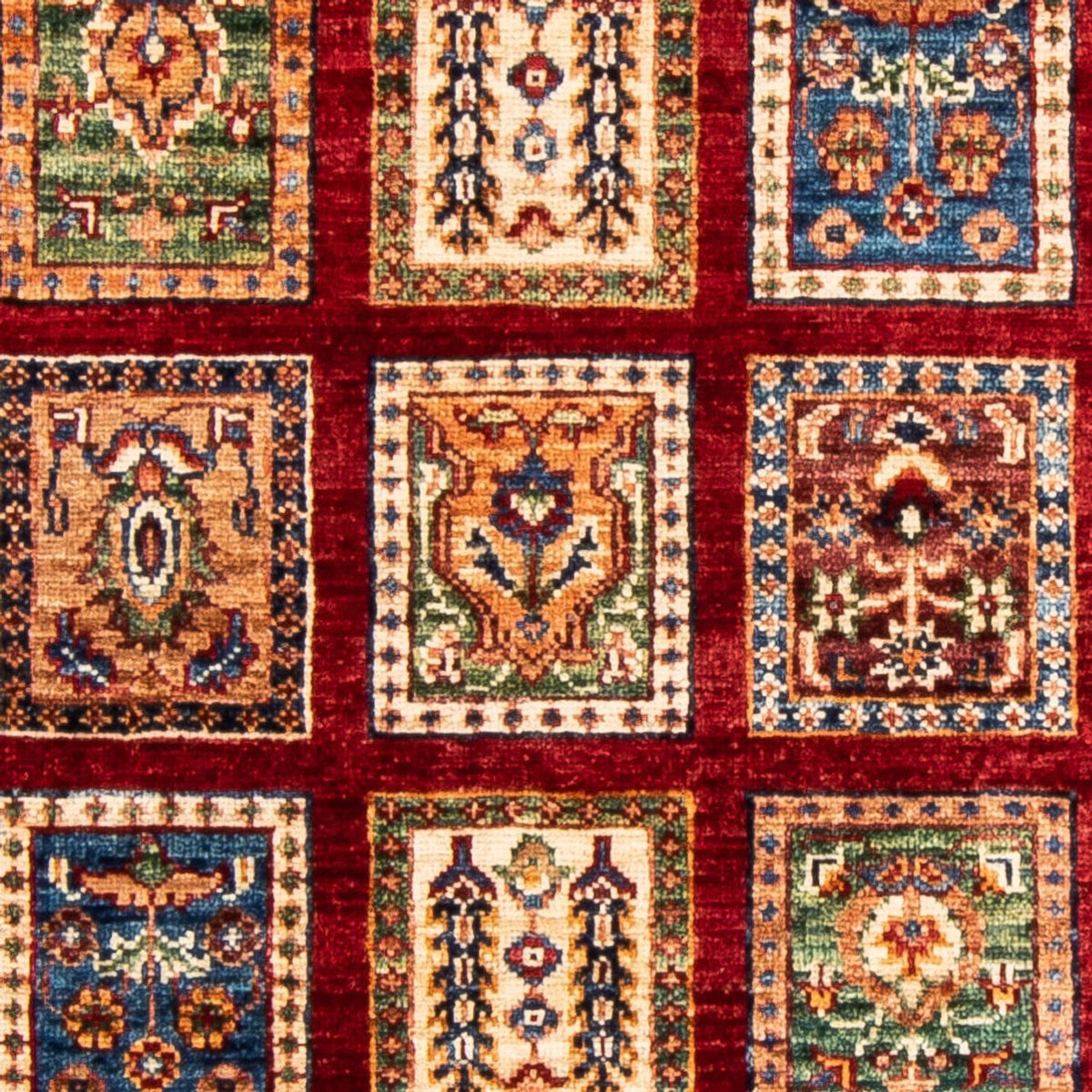 Läufer Ziegler - Bachtiari - 257 x 85 cm - rot